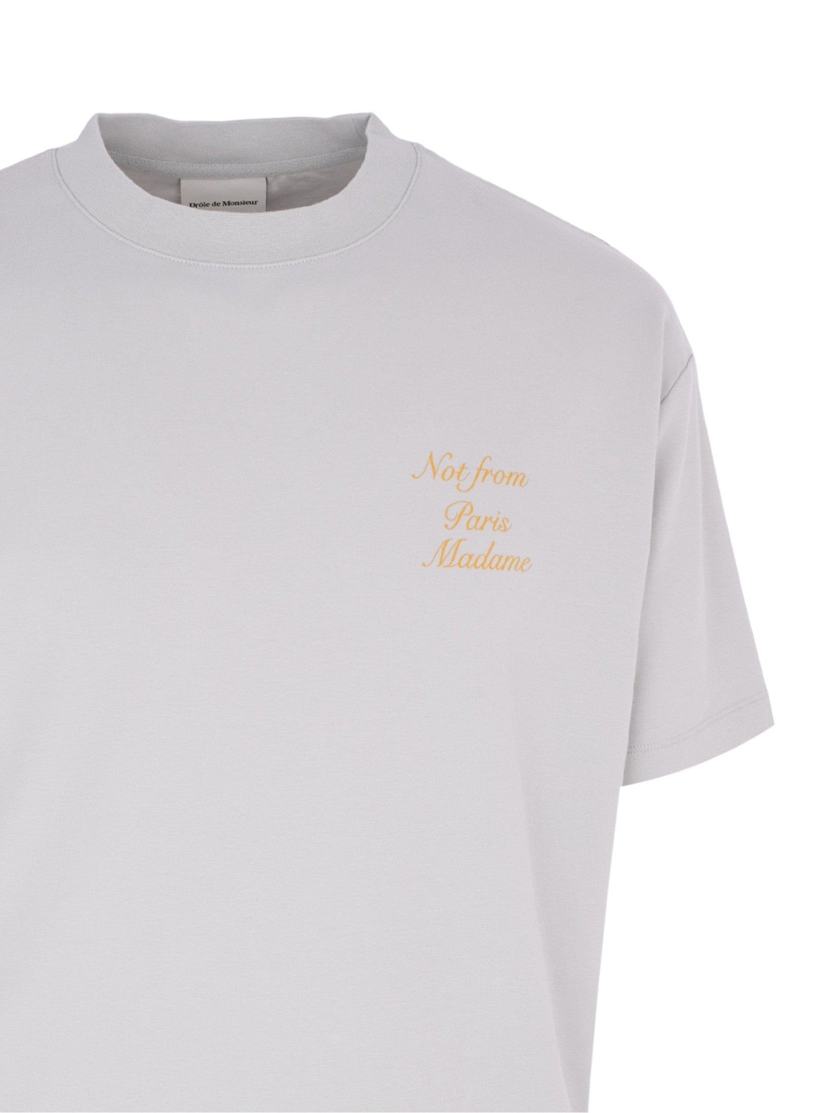 Le t-shirt slogan calligraphy