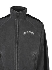 Curved logo vint windbreaker