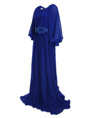 PLEATED LONG DRESS