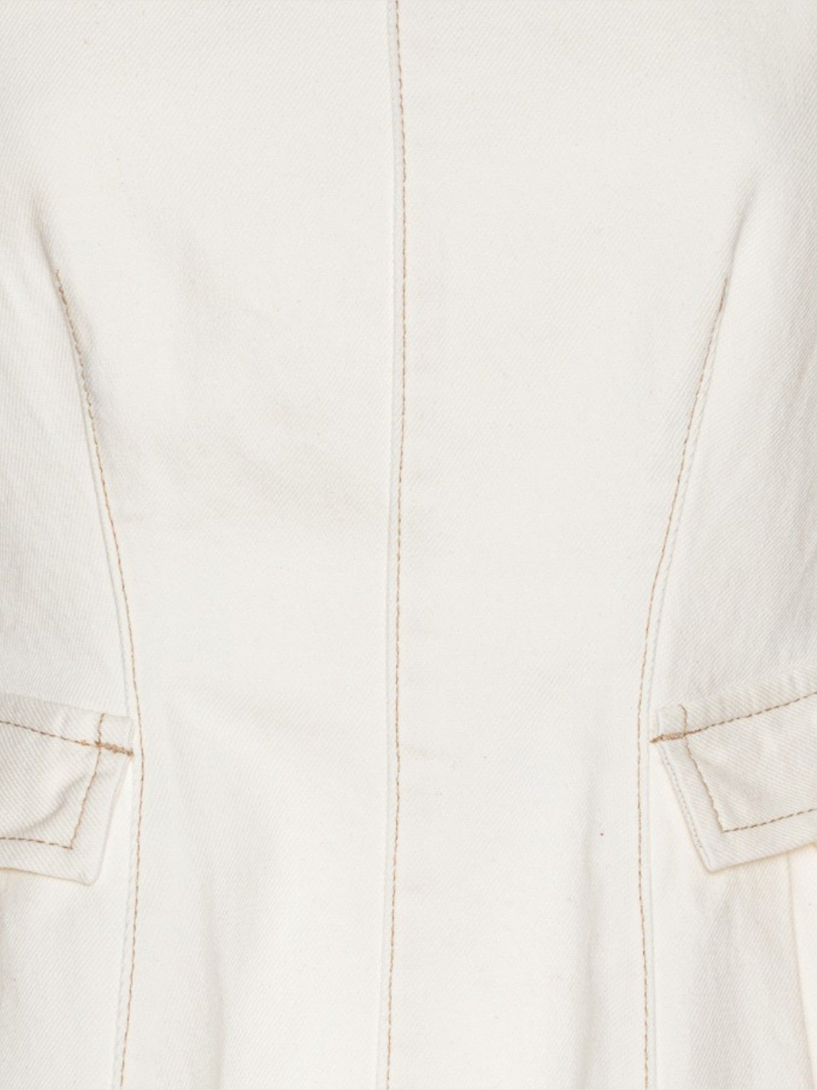 Peplum denim top