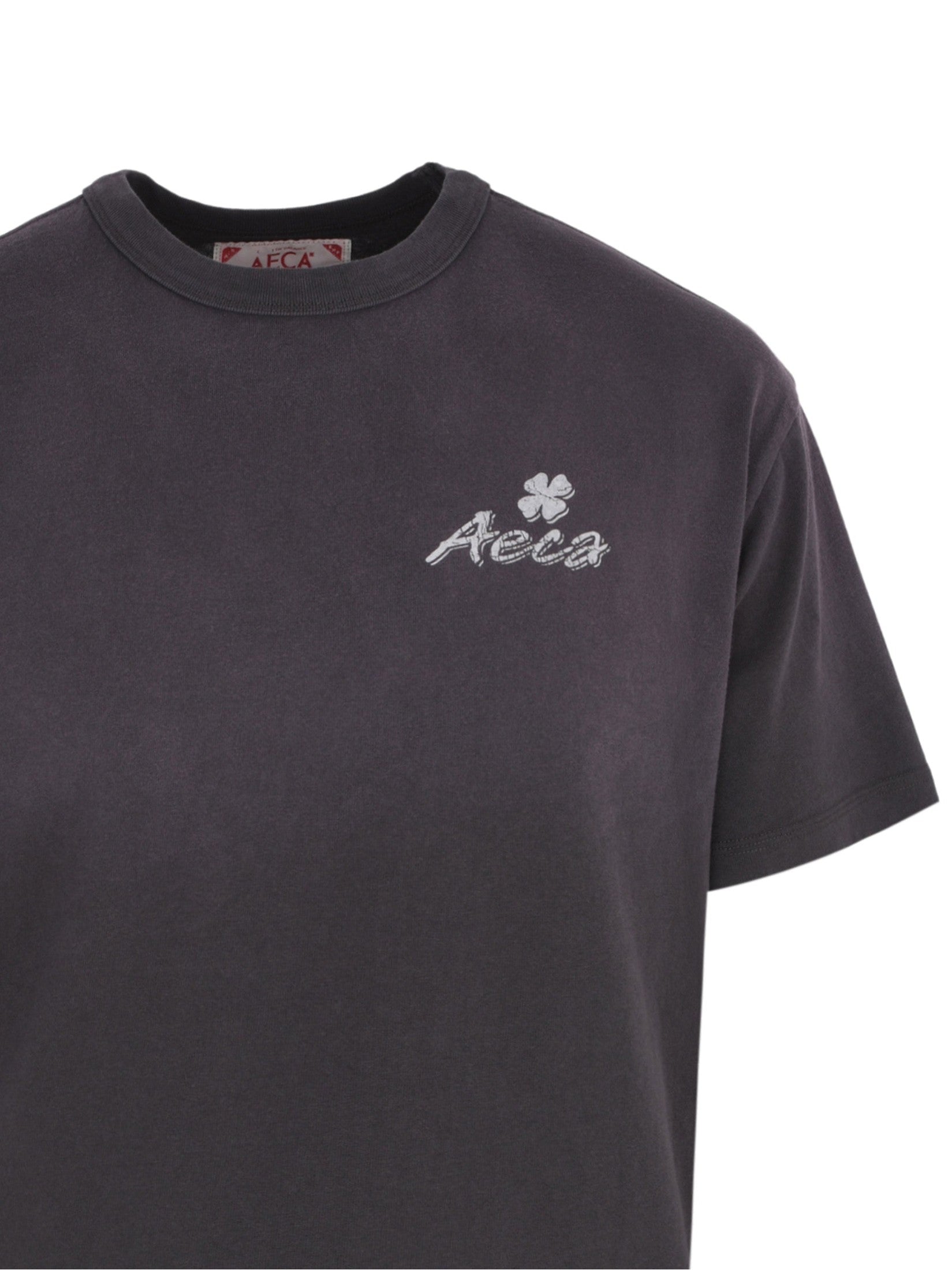 Aeca palm washed half sleeve tee