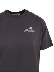 Aeca palm washed half sleeve tee