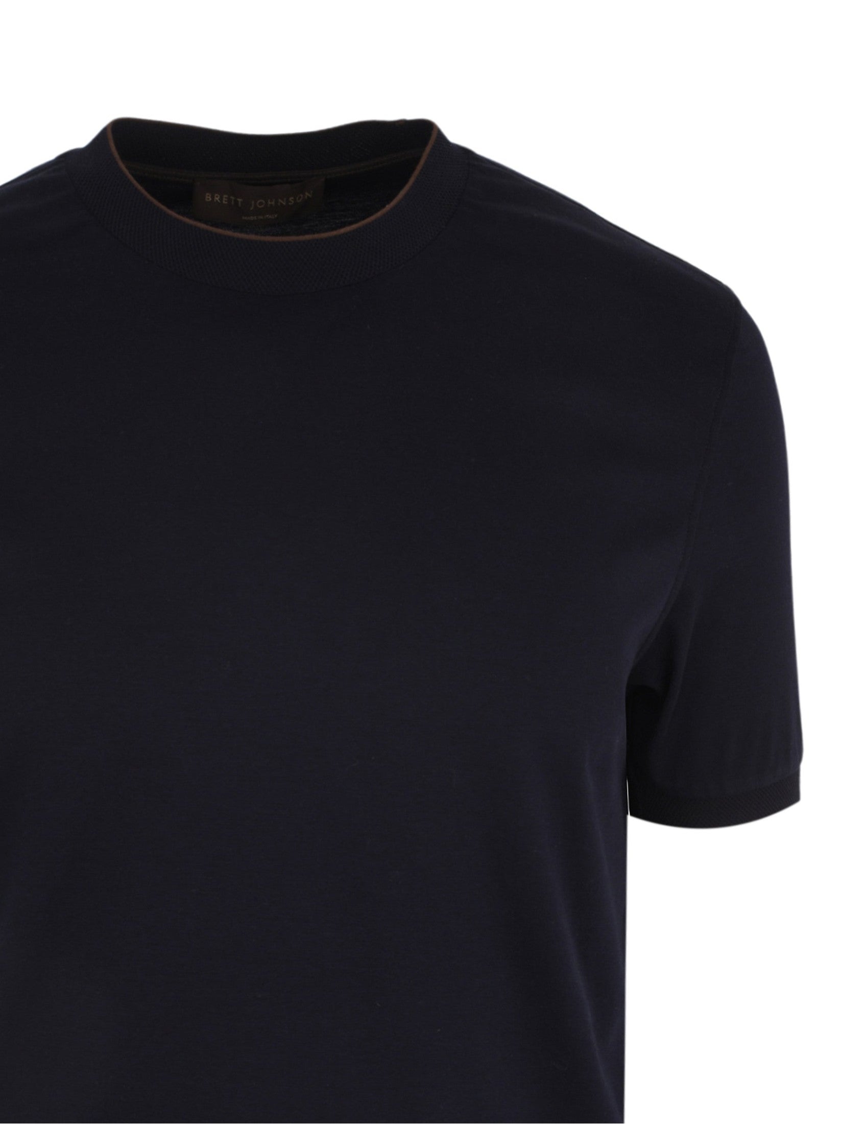 Cotton and silk short sleeves t-shirt