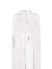 Yara kaftan white