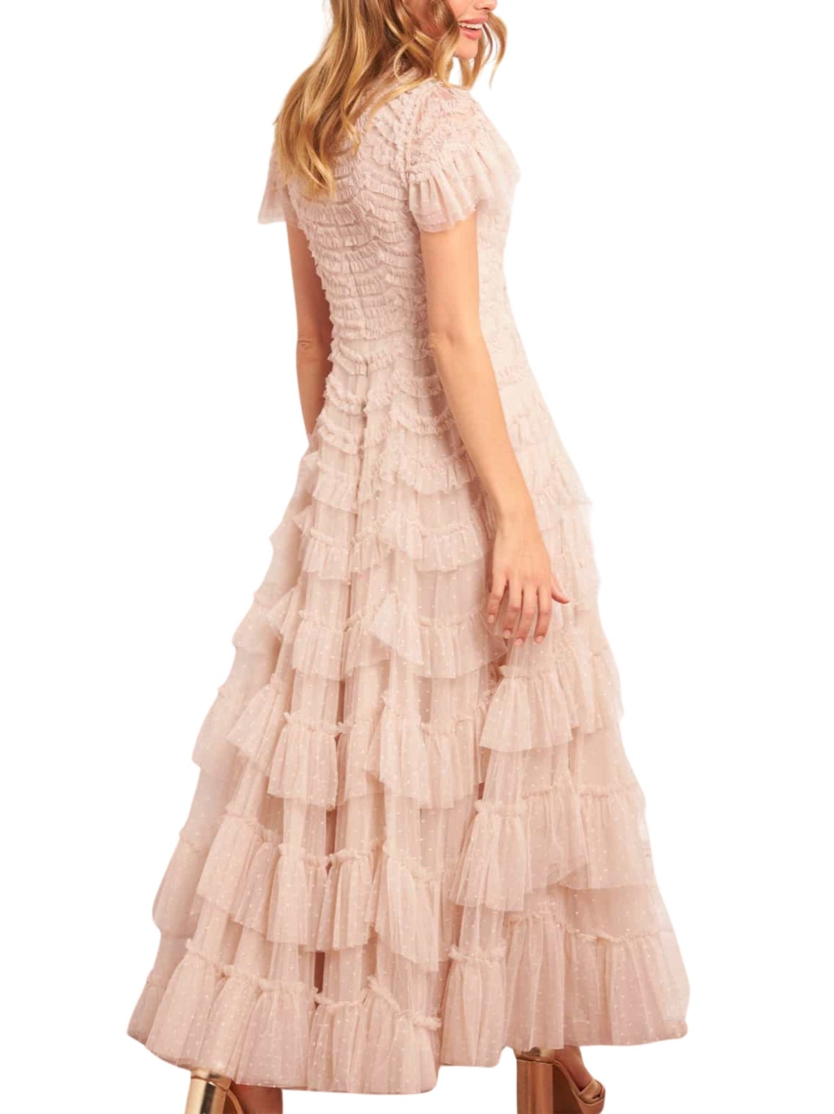 Aviana v-neck gown