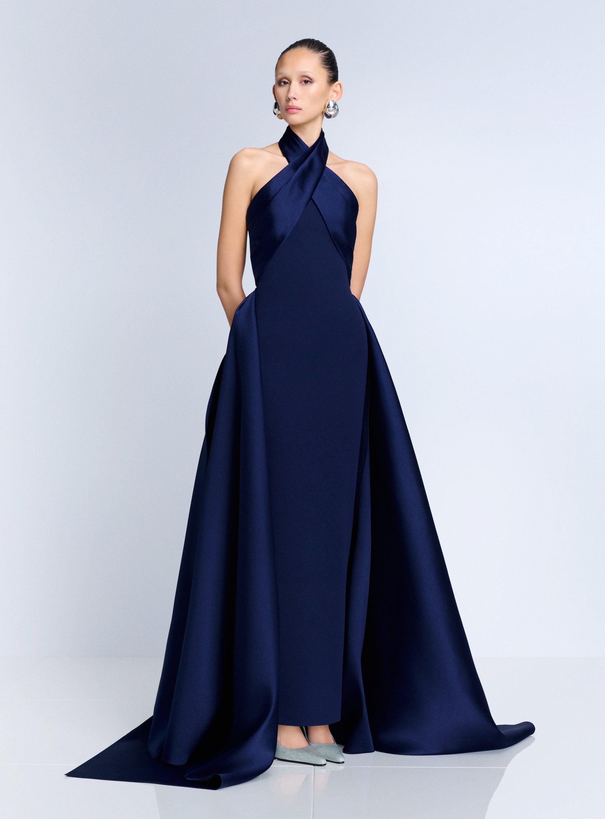 The Rumi Maxi Dress in Navy