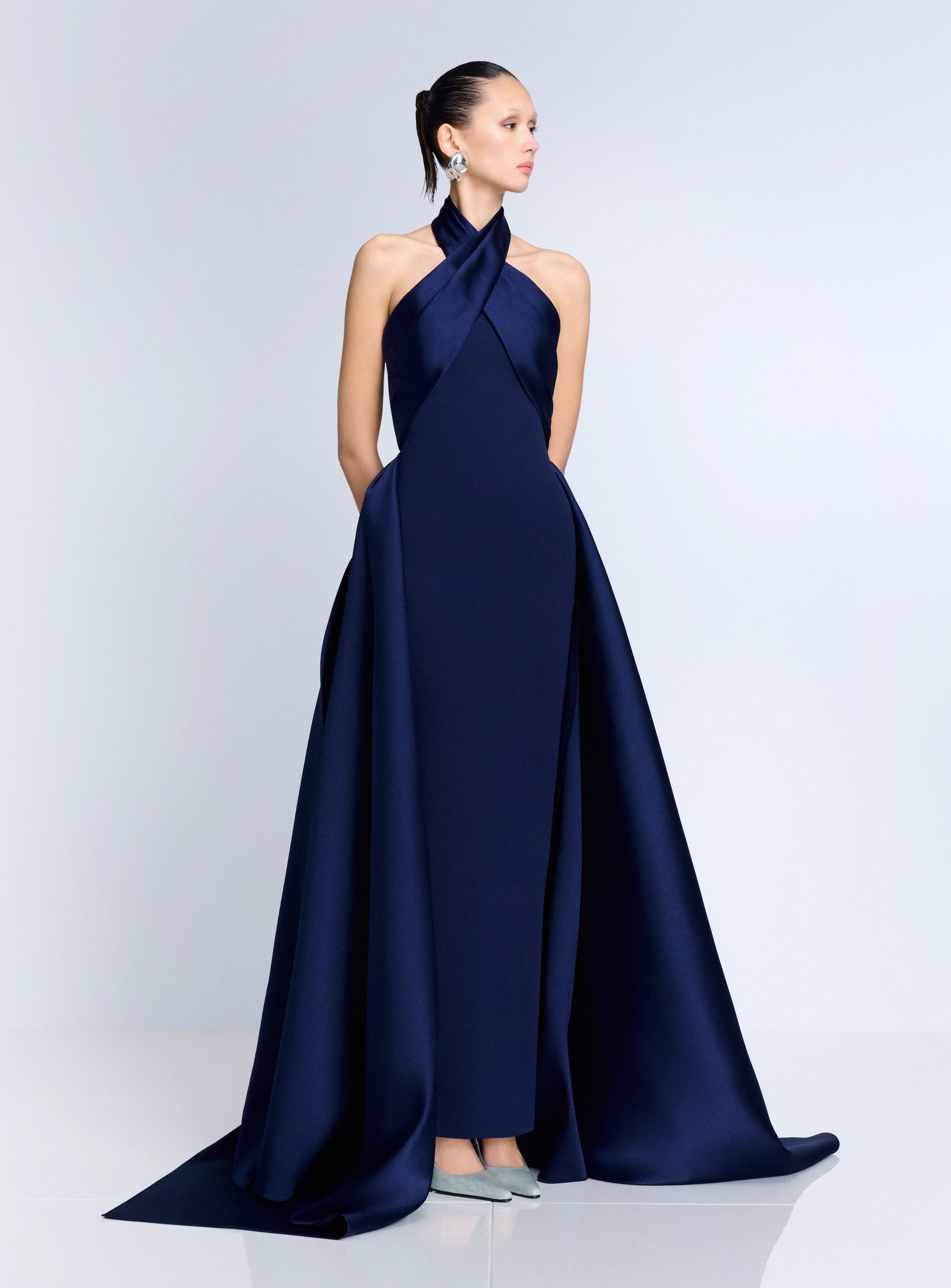 The Rumi Maxi Dress in Navy