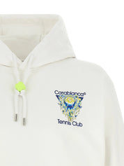 Tennis club icon hooded sweatshirt