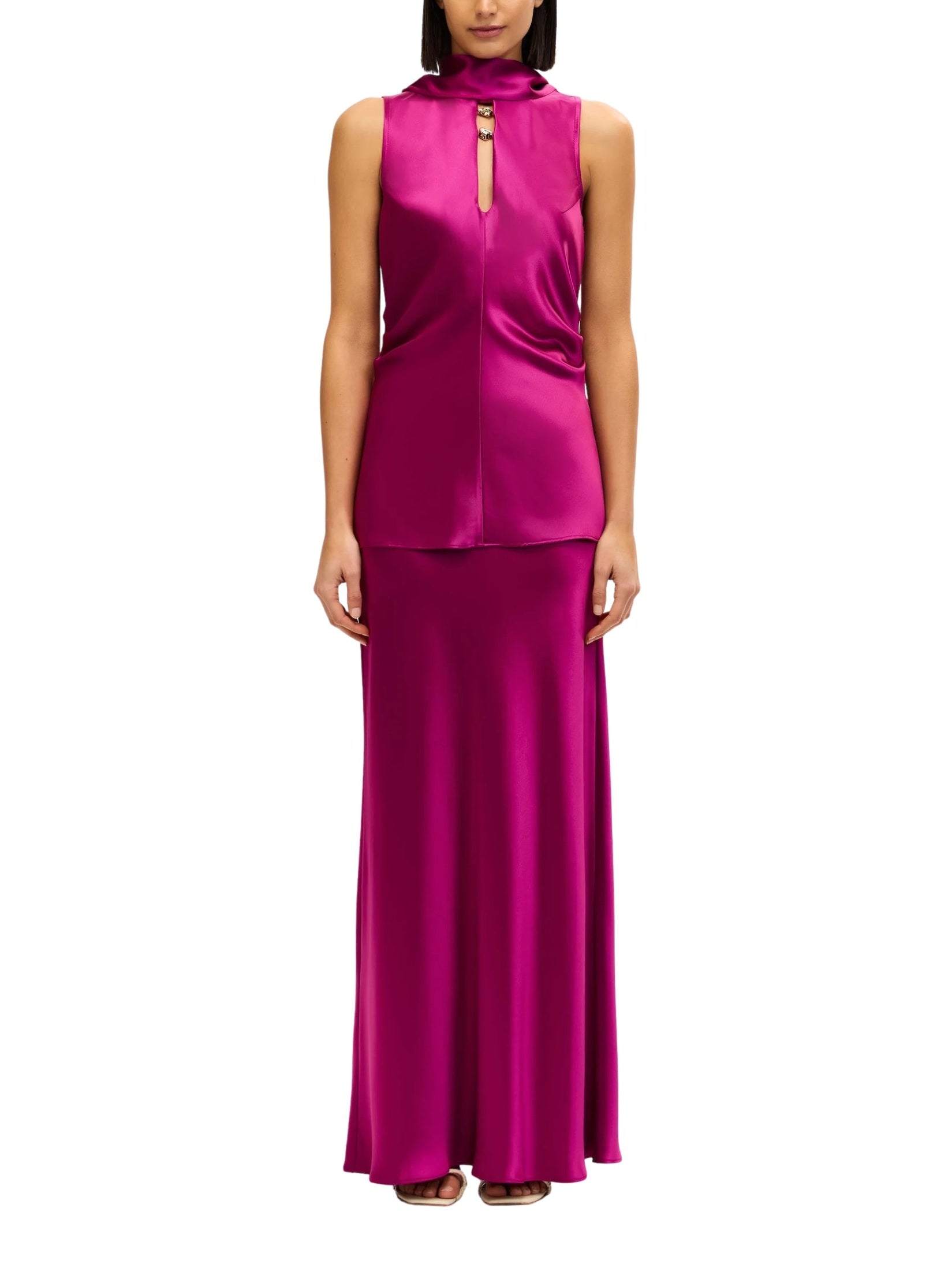 Shortgreen maxi skirt