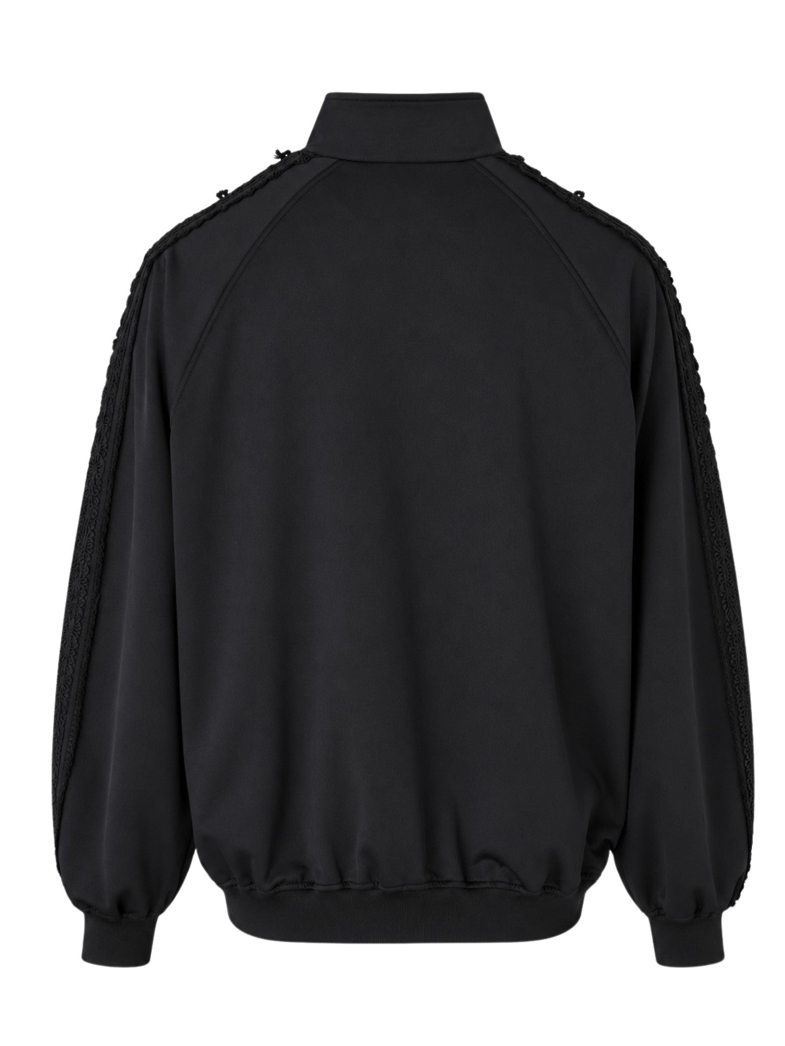 Multi lace trim raglan track jacket
