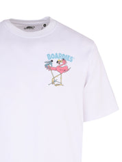 Boardies flam-ringo crew neck t-shirt