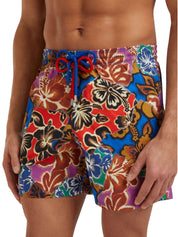 Men Swim Trunks Hawaiian Patchwork