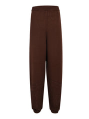 PLATINUM OVERSIZE JOGGING TROUSERS SEQUIN GEOMETRIC INTARSI