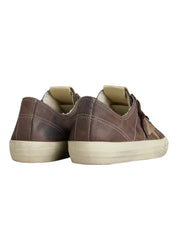 Women's V-Star in brown nubuck with tobacco-colored suede star