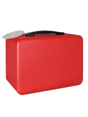 Buscar red hard case handbag