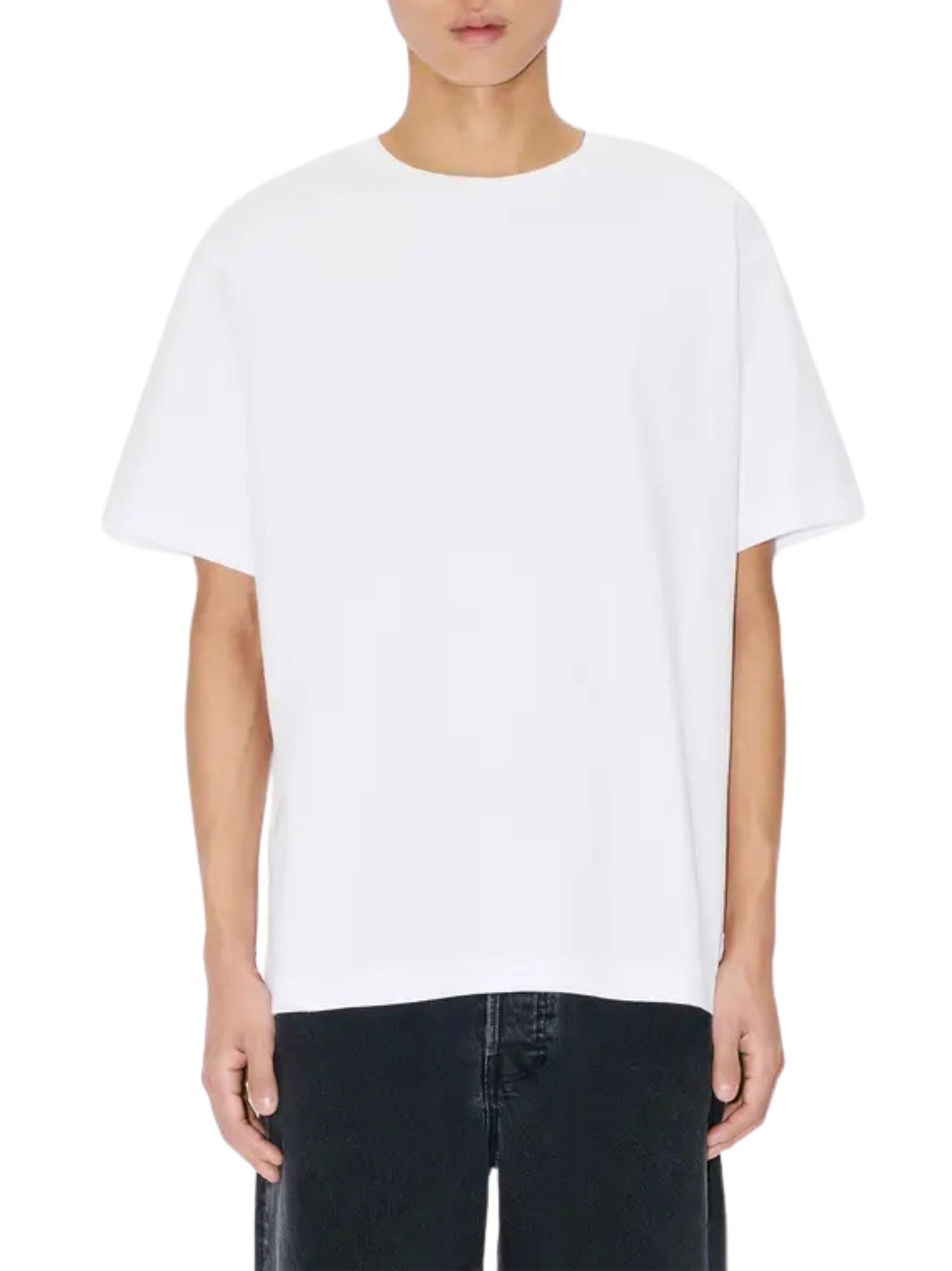 'boke flower 2.0' embroidered oversized t-shirt in cotton