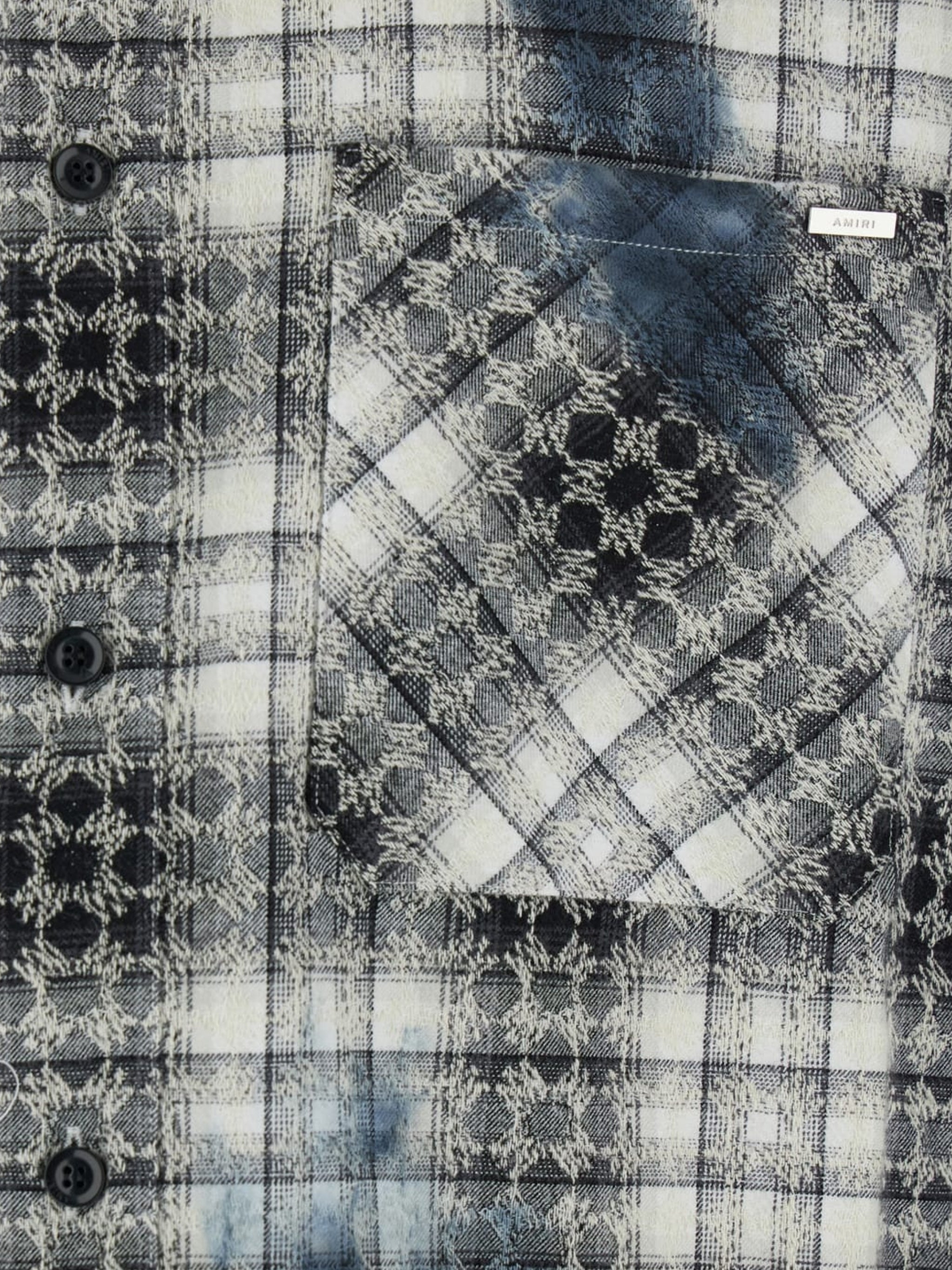 MA QUAD BLEACH FLANNEL