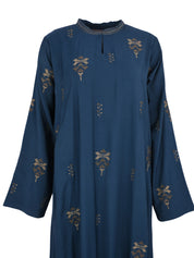 A line silk-cotton kaftan