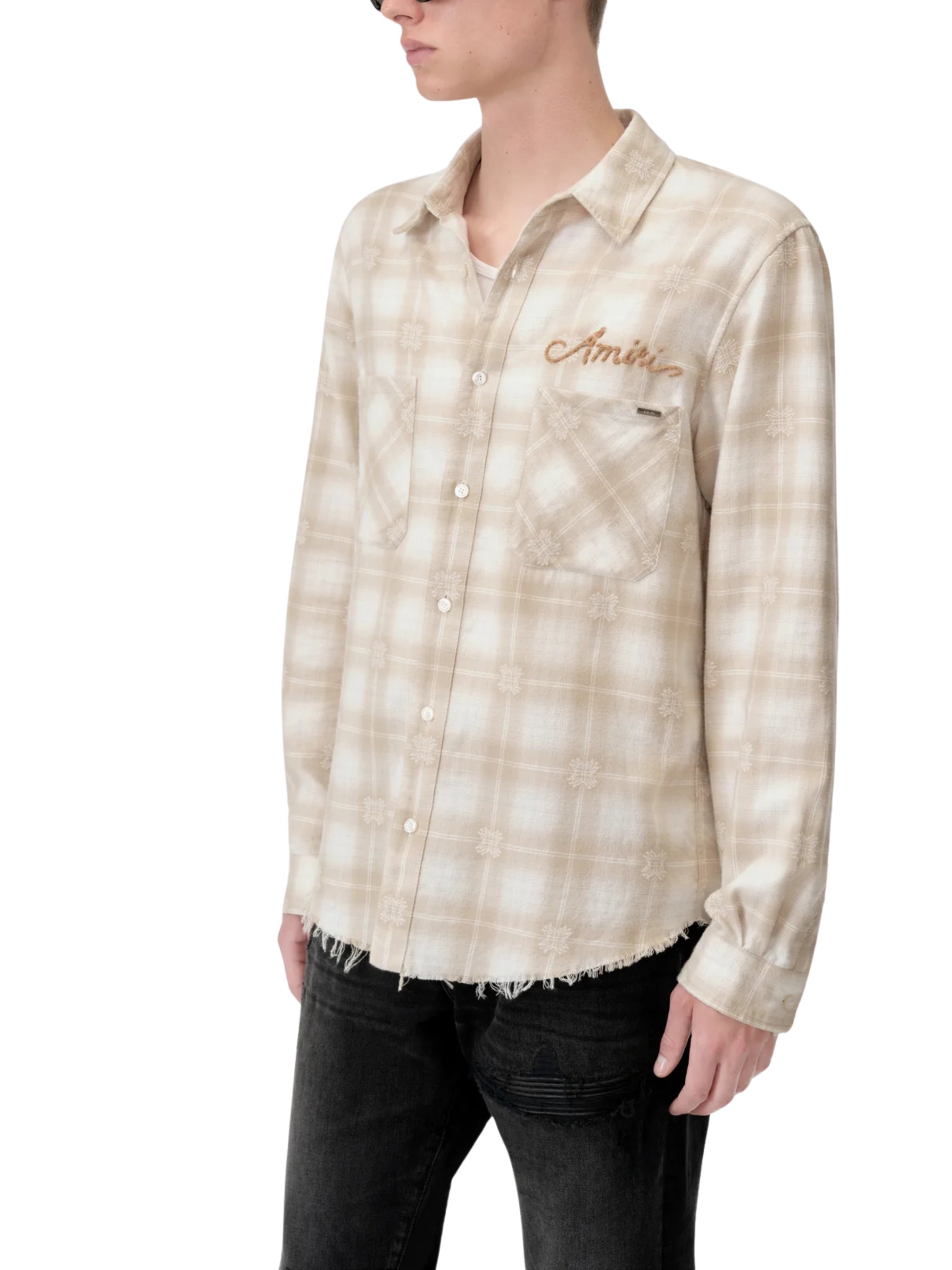 BLEACH BANDANA PATCH FLANNEL