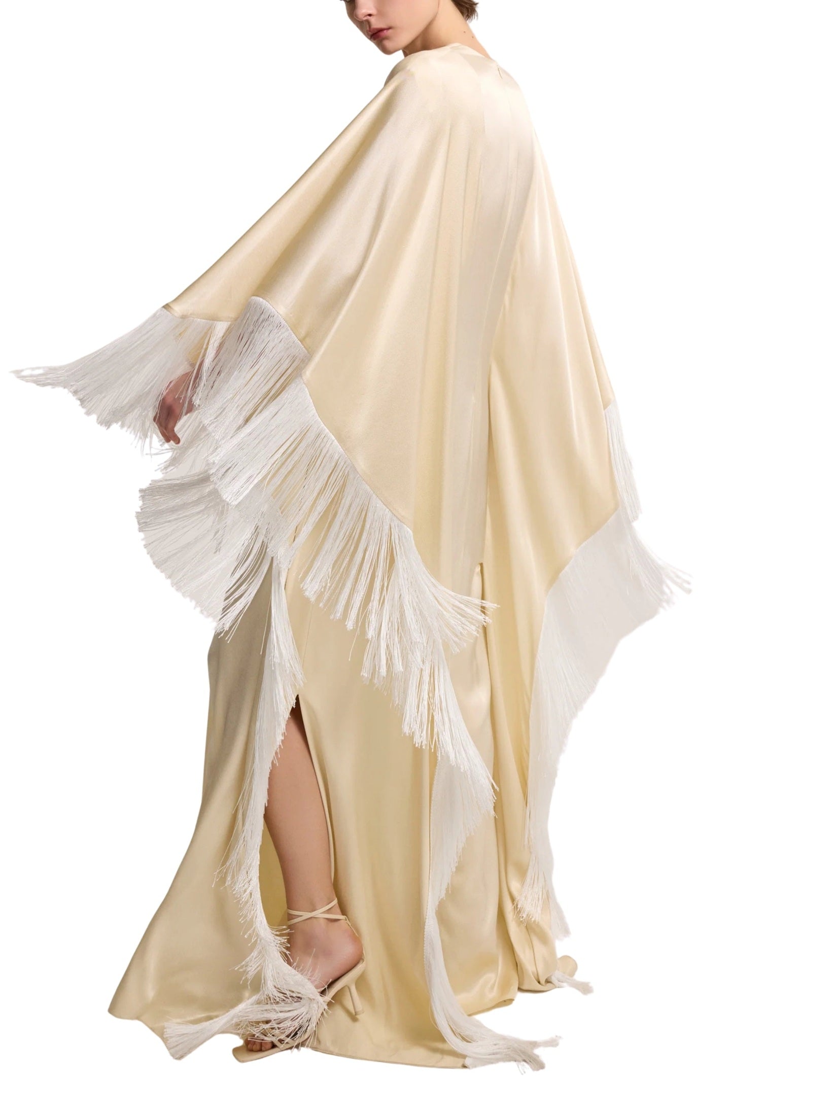 Long dress with tassel detail