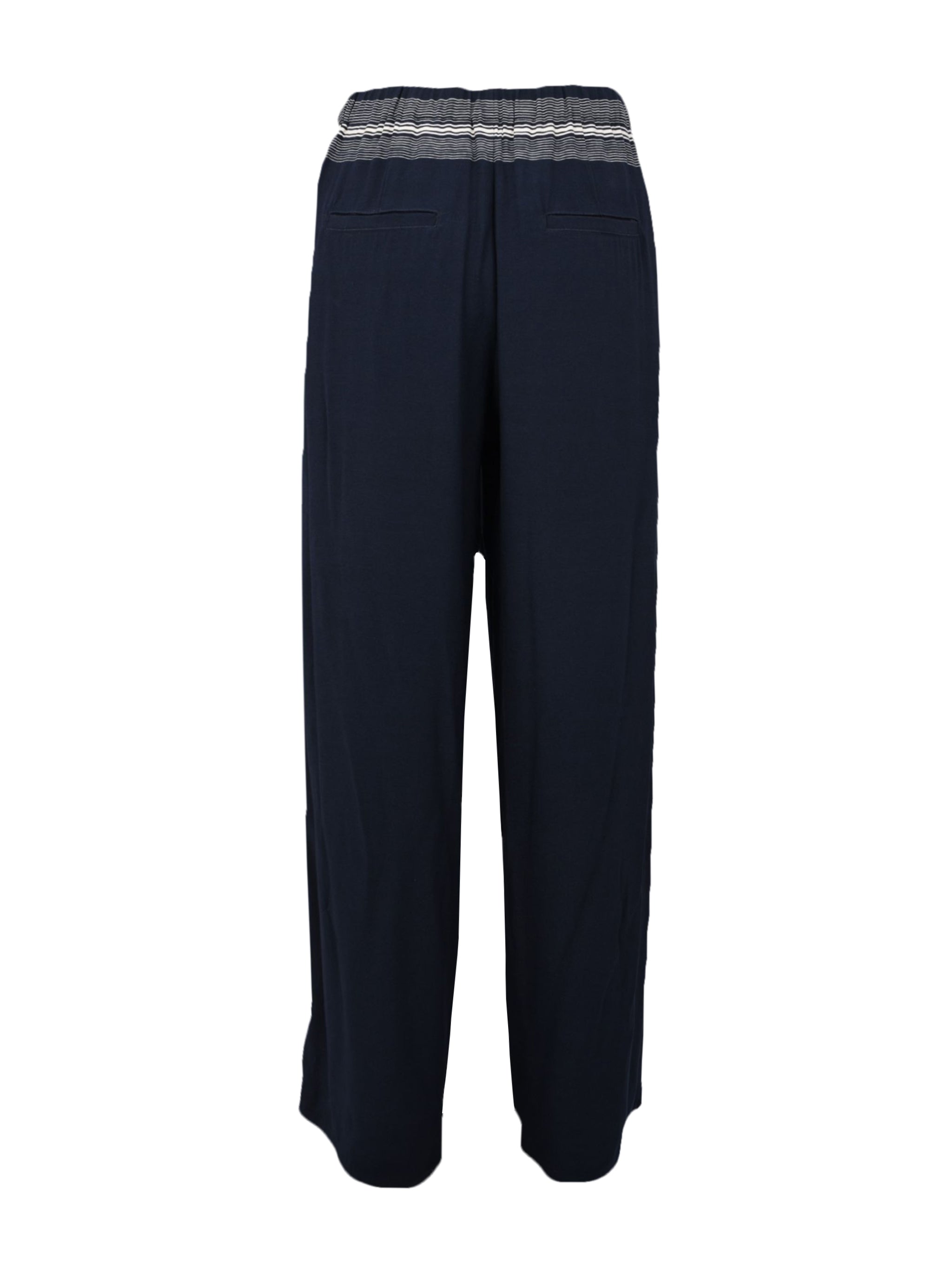 MID RISE PLACED STRIPE PULL ON PANT