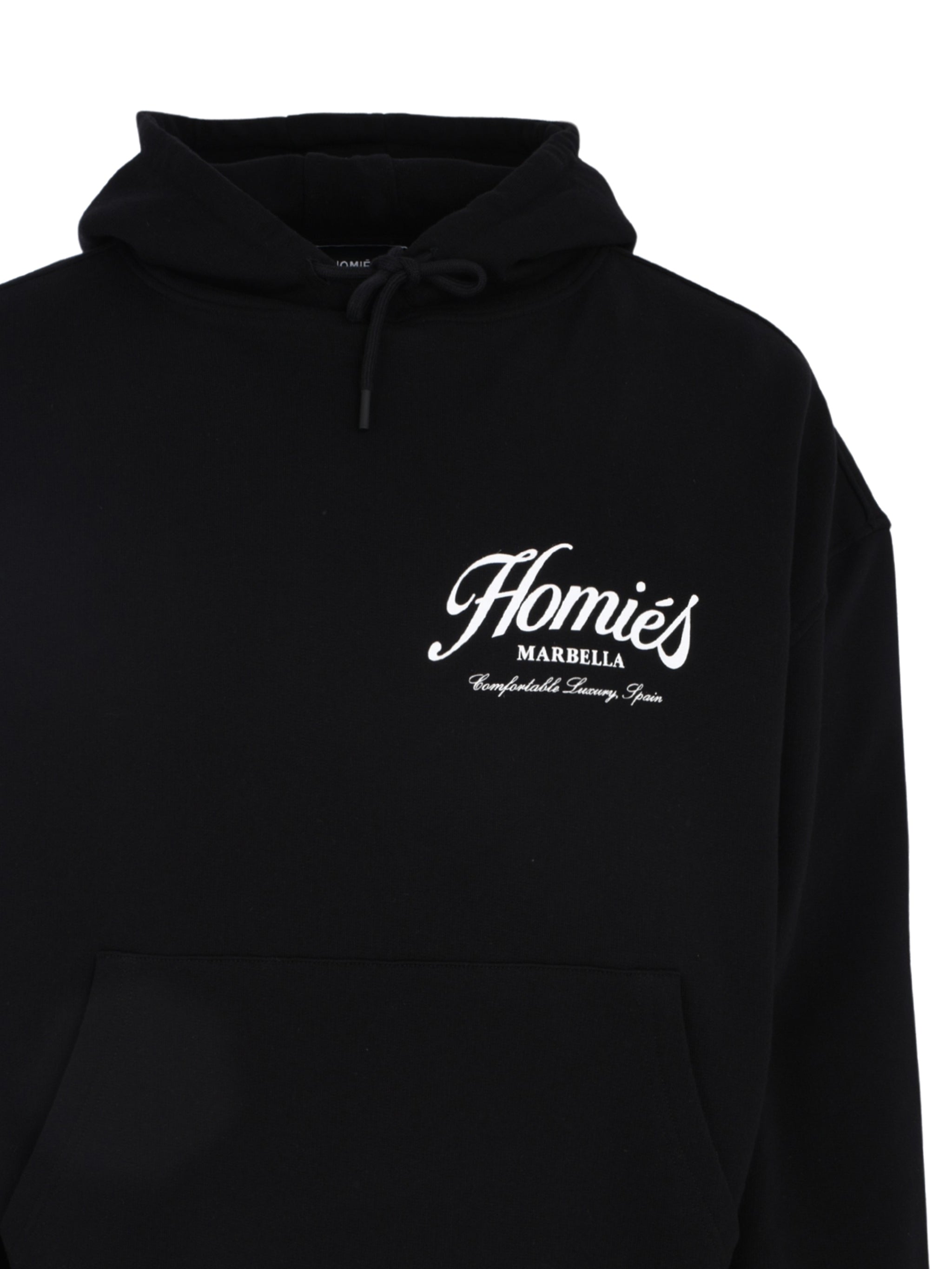 HOMIES ESSENTIALS HOODIE BLACK