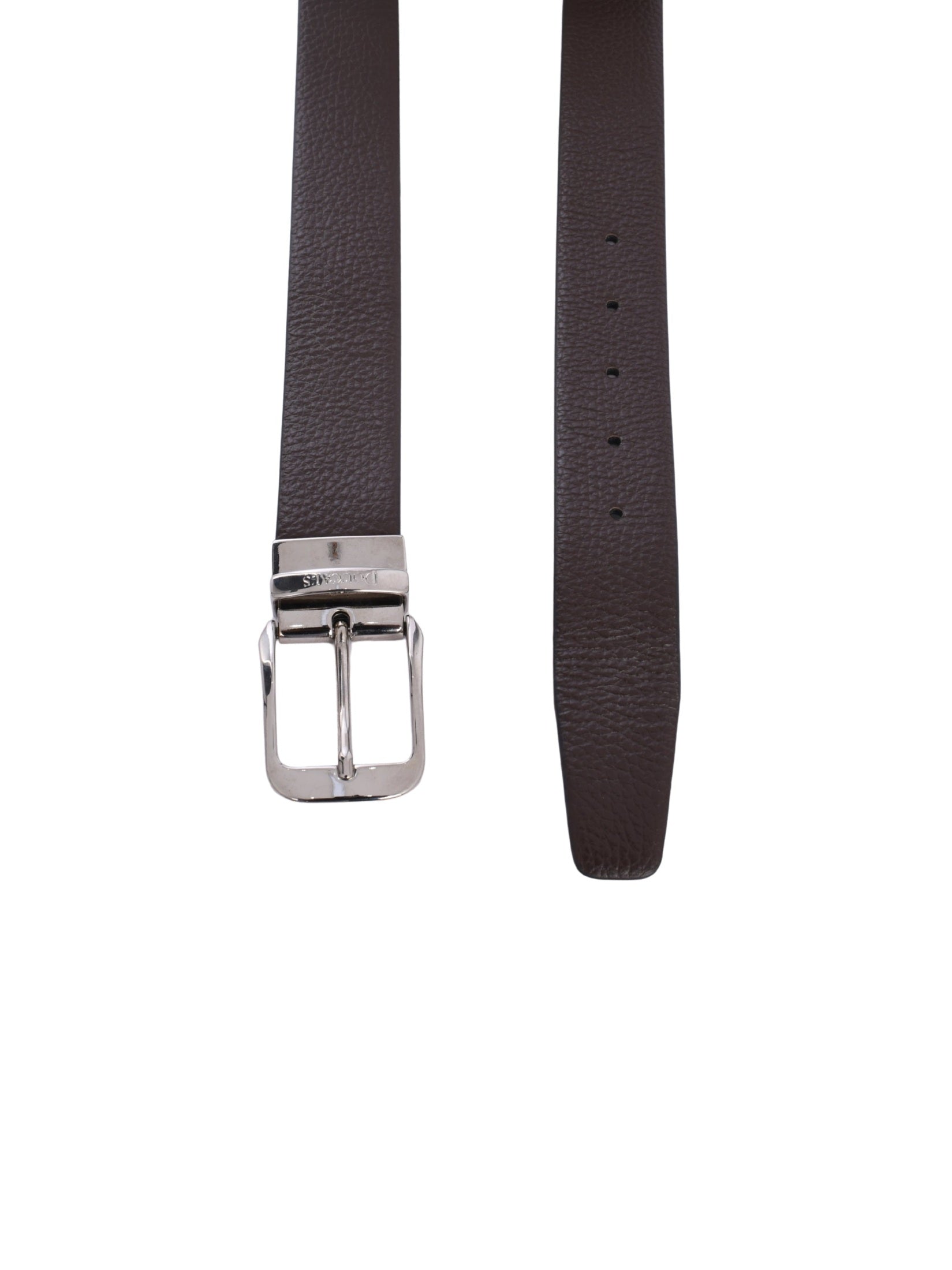 Doucal’S Brown Calf Leather Belt