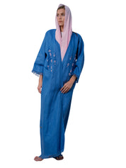 BLUE X PINK ABAYA