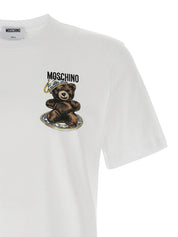 Teddy bear-print crewneck T-shirt