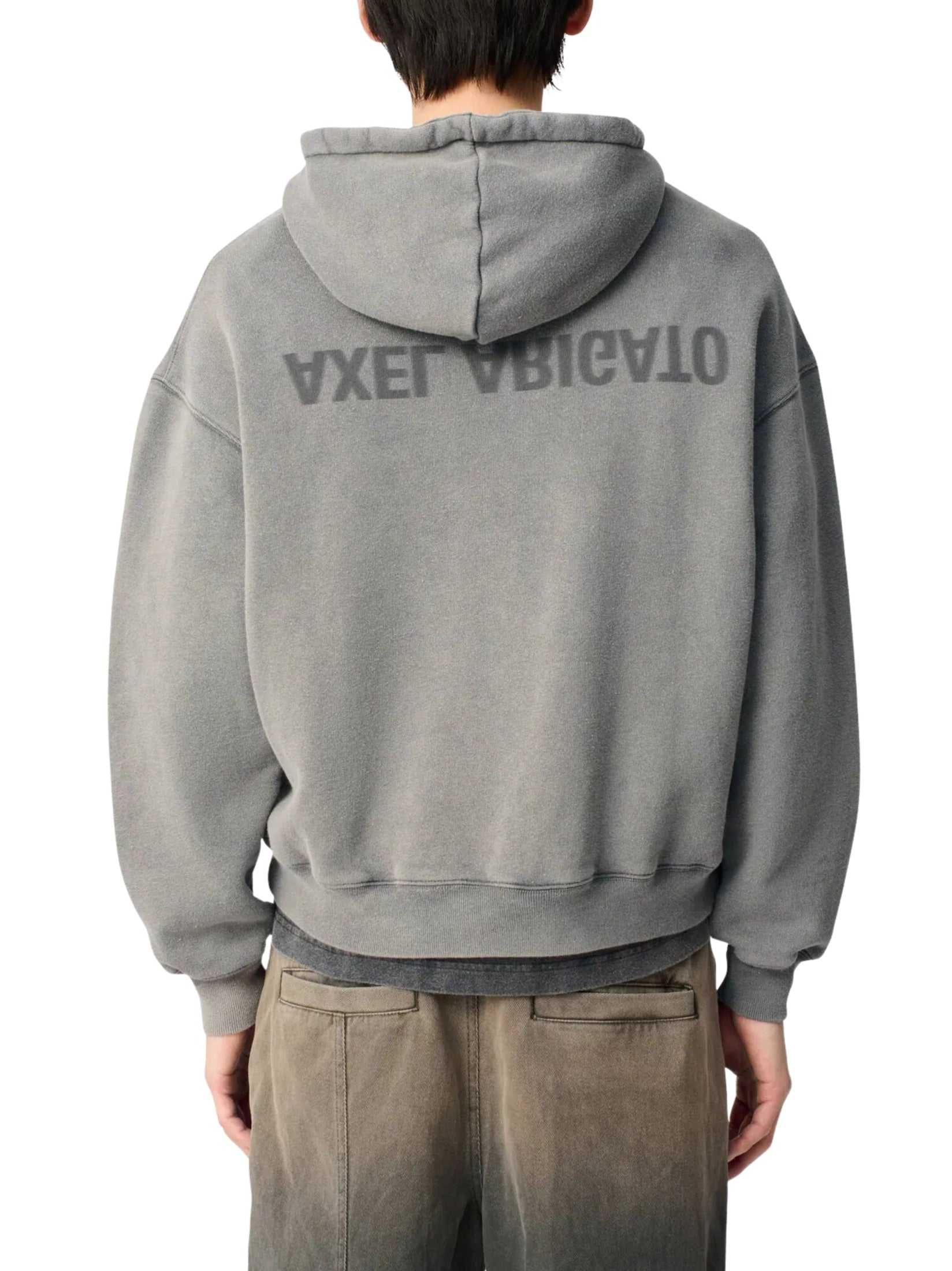 Distort washed hoodie