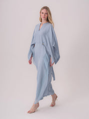 V-Neck Linen Dress