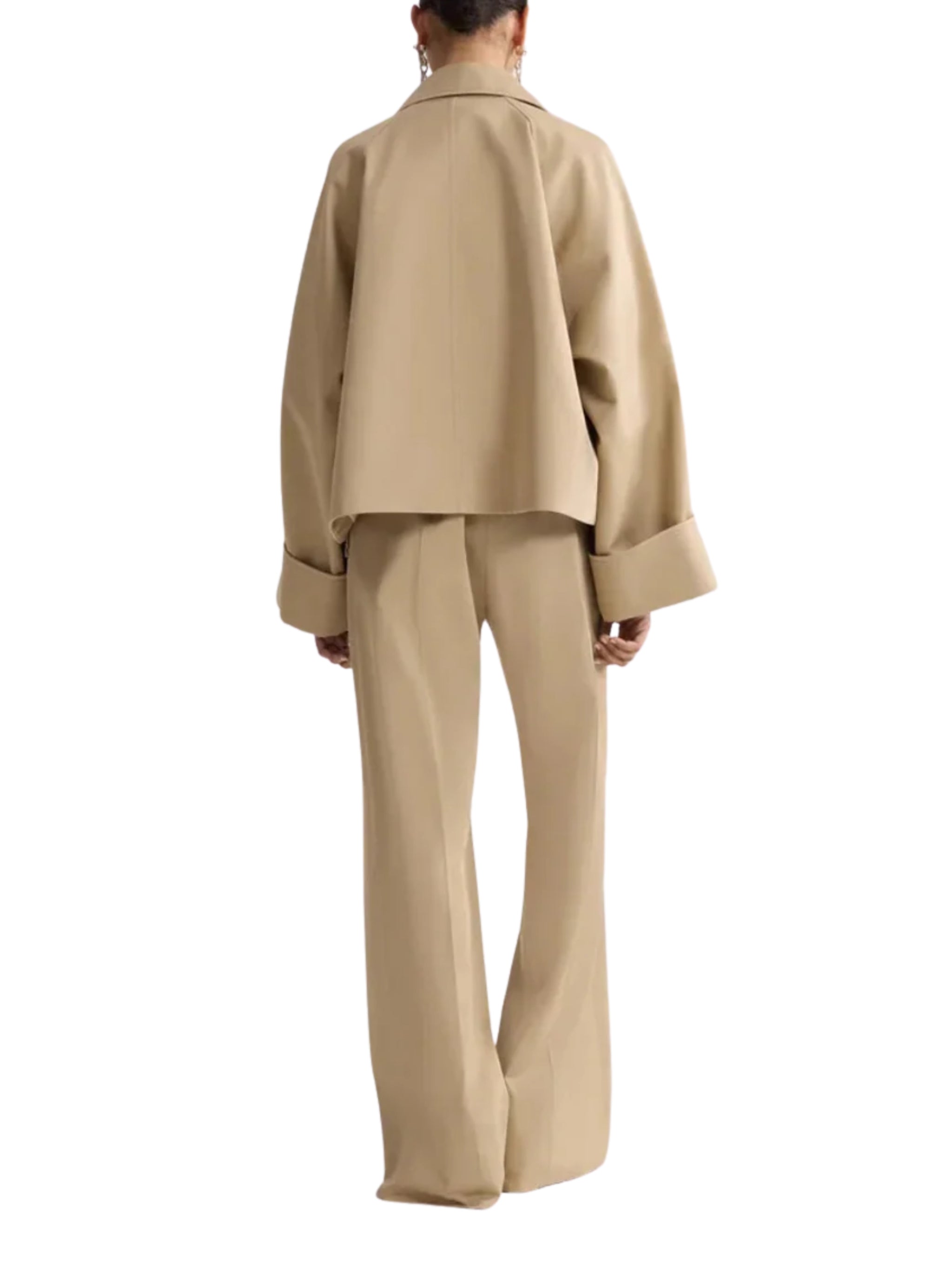 Organic Cotton Oversized Short Parka