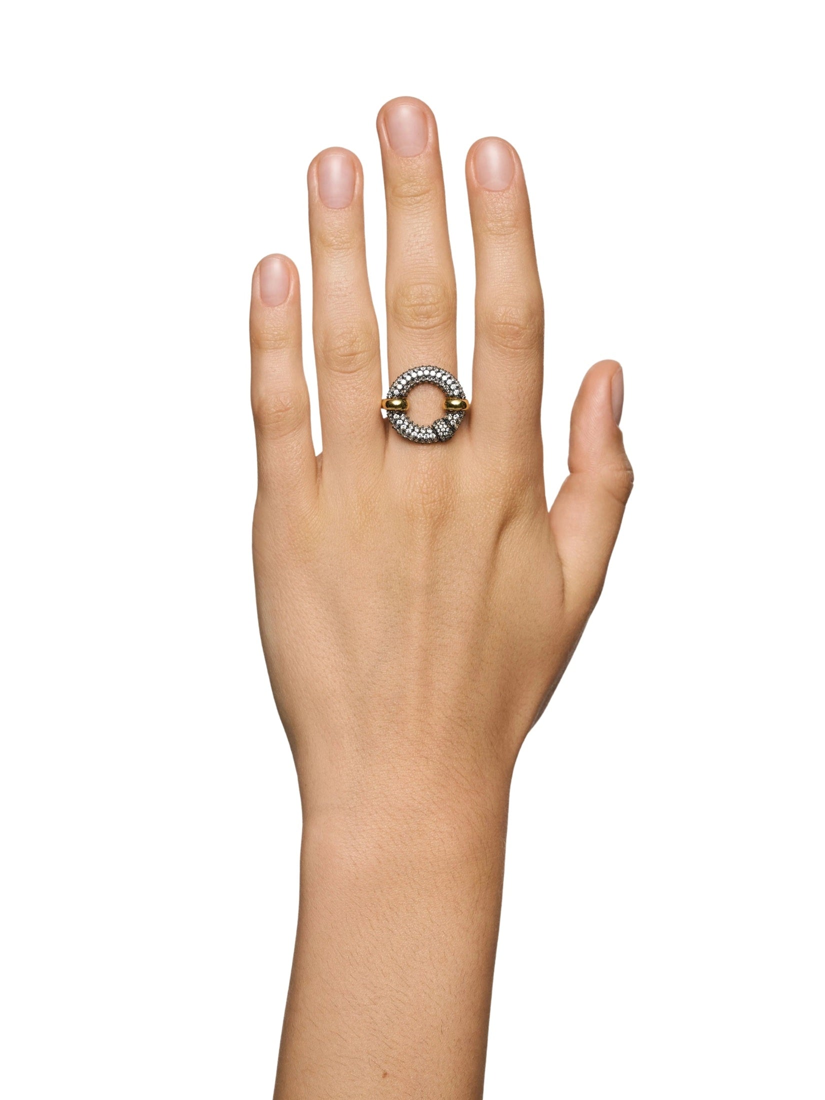 Crystal harmony ring