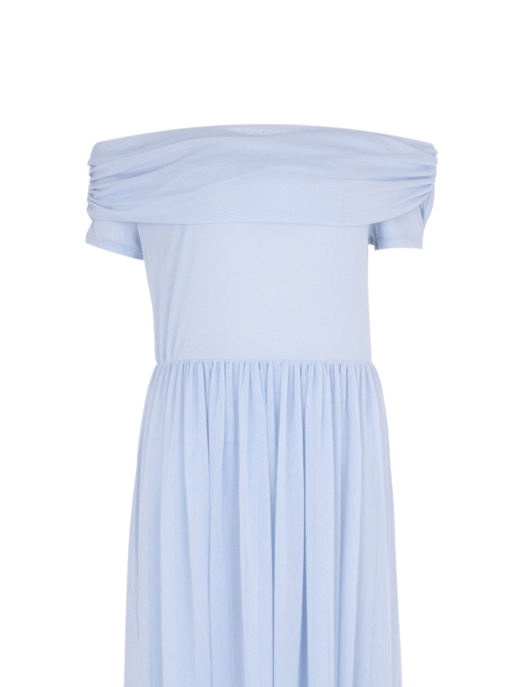 Off-shoulder maxi dress