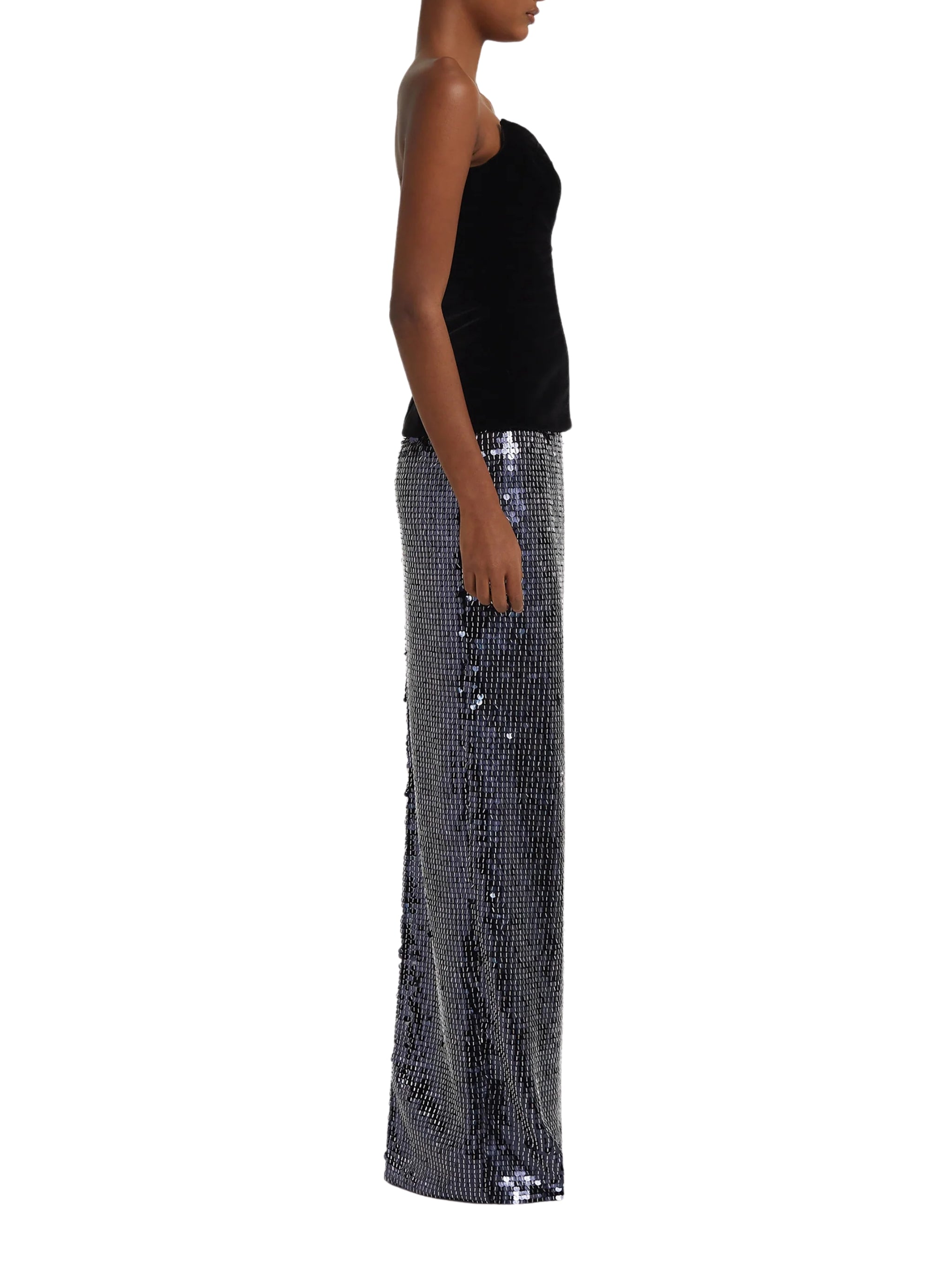 Aiden corset-style maxi dress