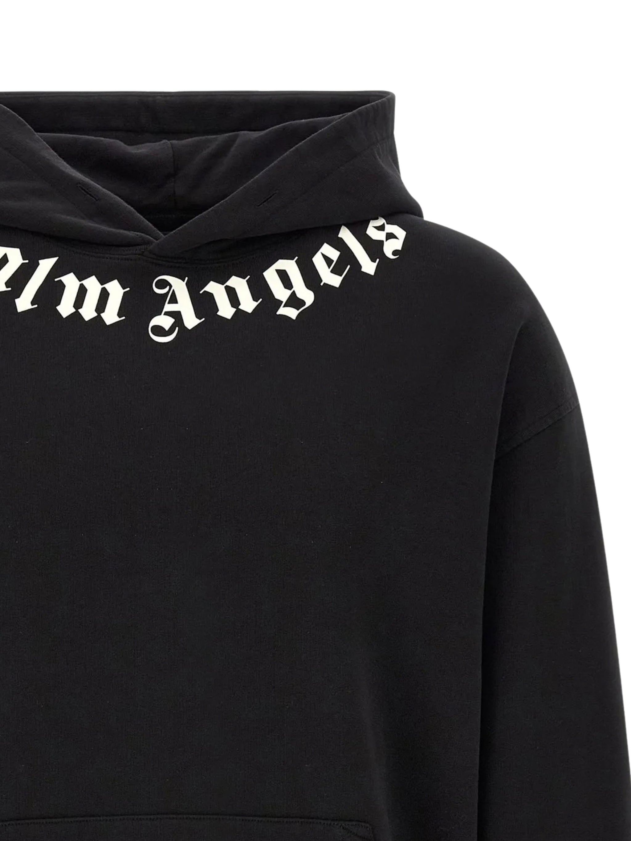 Neck logo regular hoodie