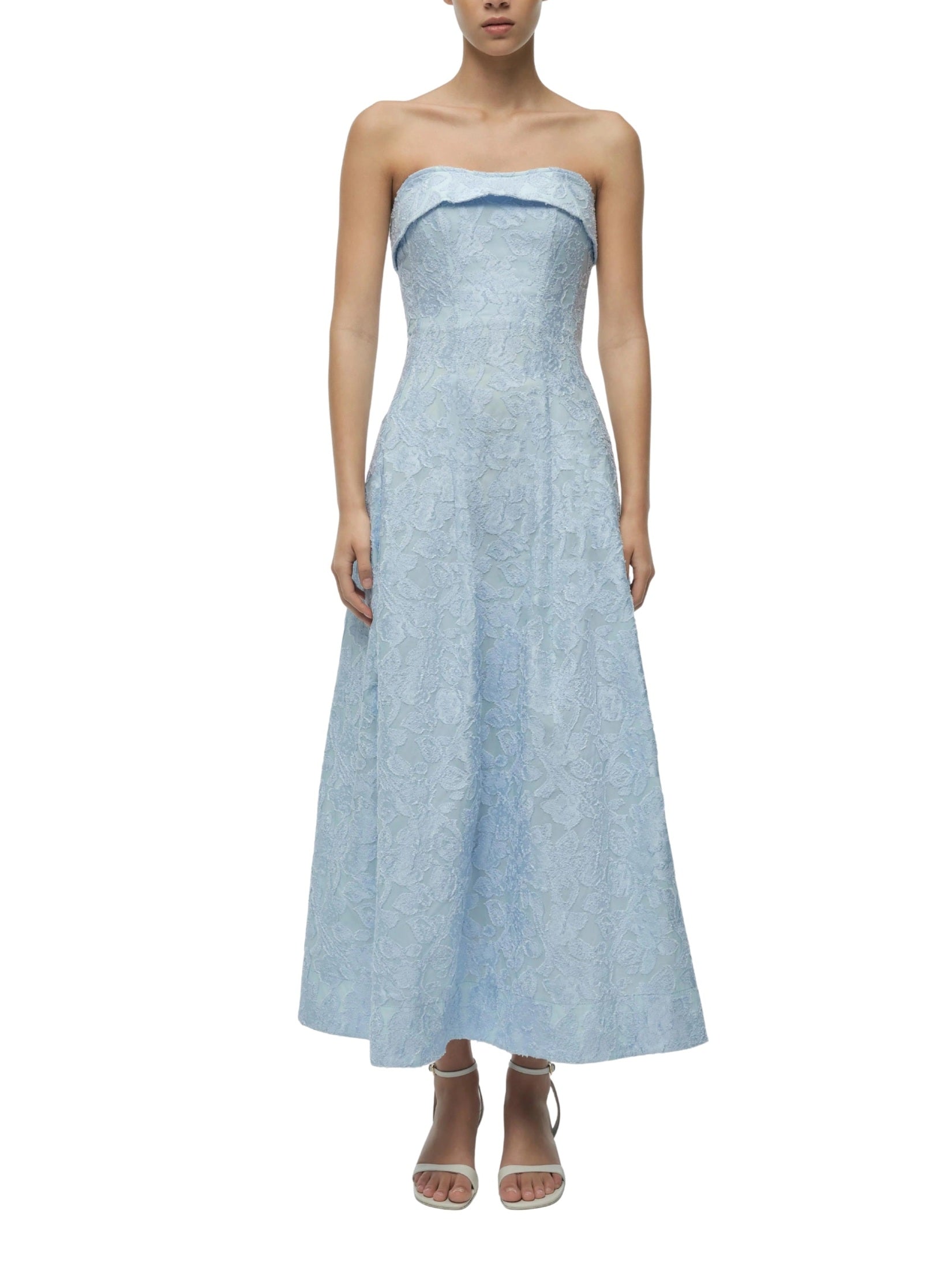 Valeria jacquard midi dress