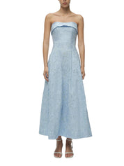 Valeria jacquard midi dress
