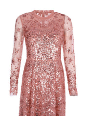 Freya long sleeve gown