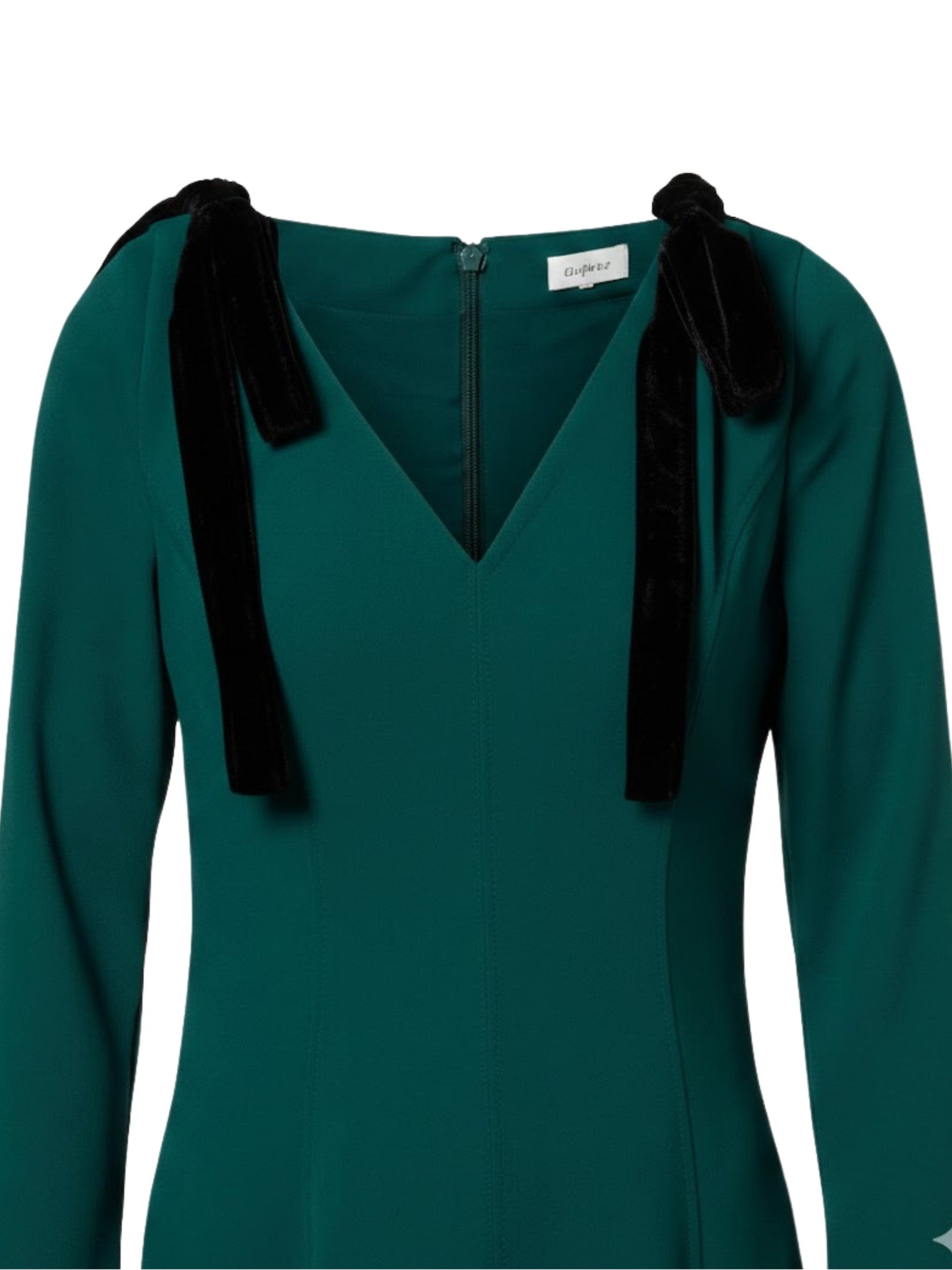 Claribel midi dress with shoulder tie