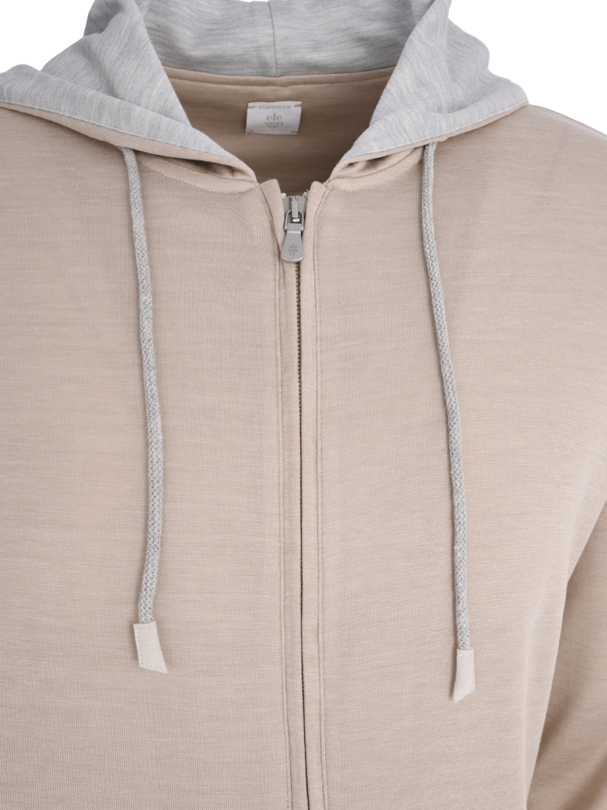 Eleventy Full-Zip Hooded Sweatshirt