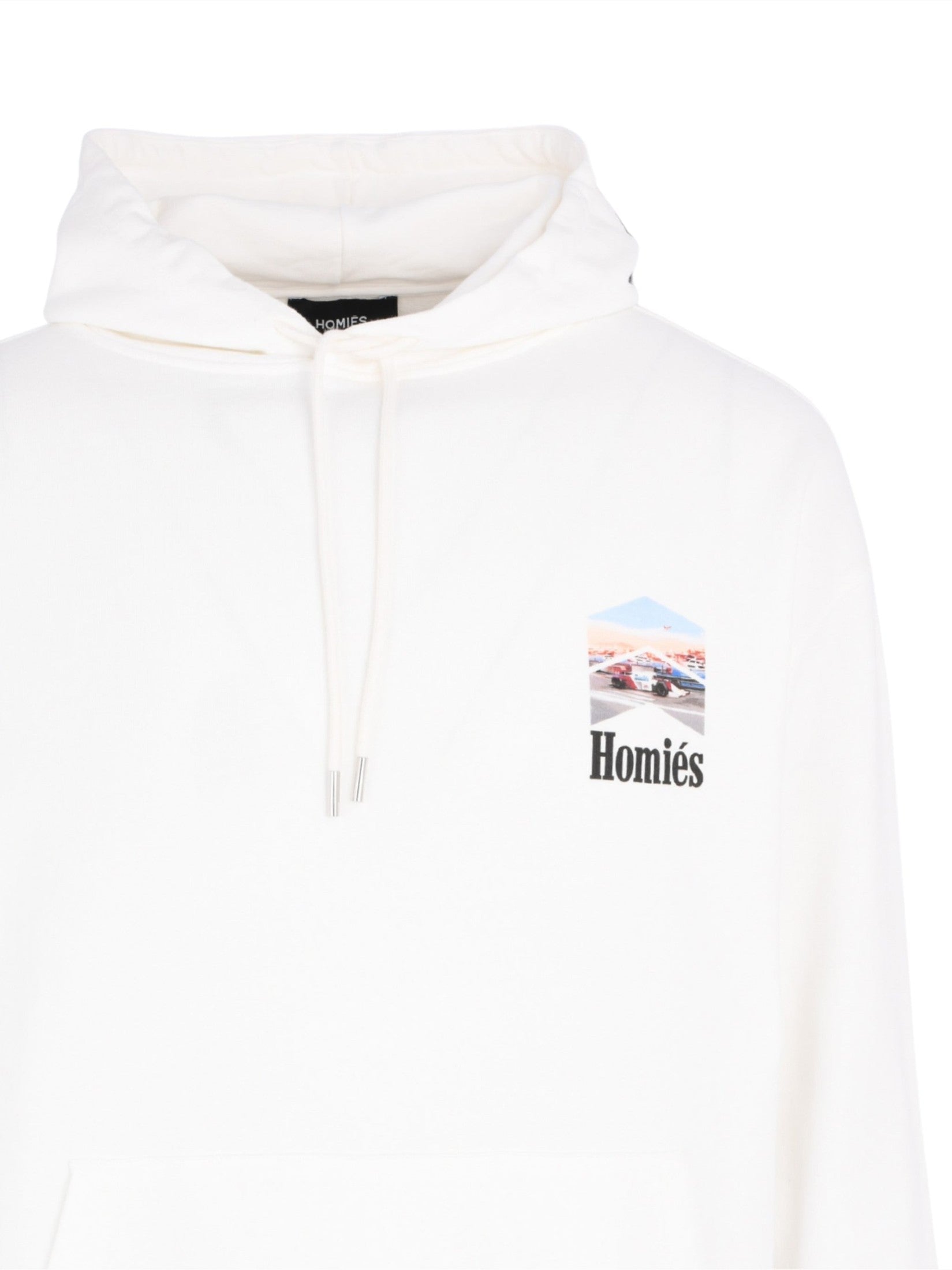 Racing limited hoodie vitange white