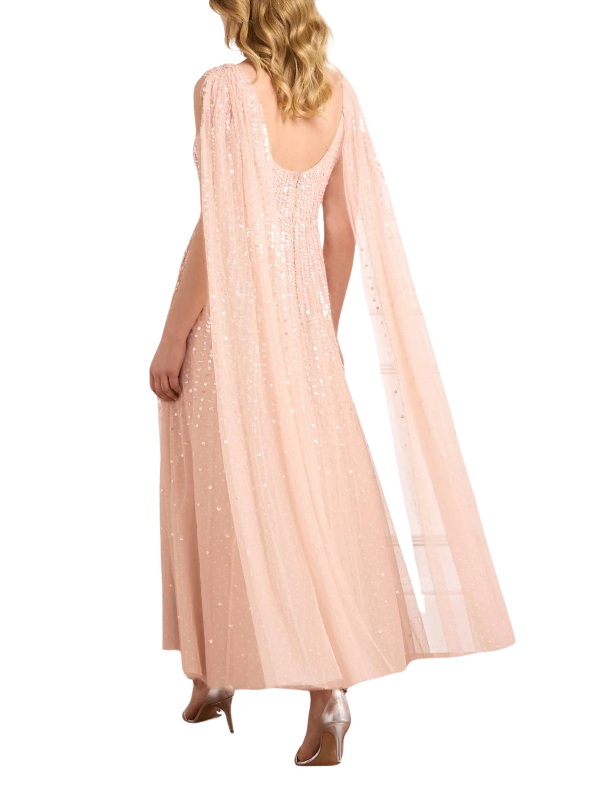 Moonlight sequin ankle gown