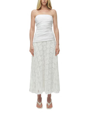 Annalise cotton lace midi dress