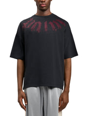 Big neck logo loose t-shirt