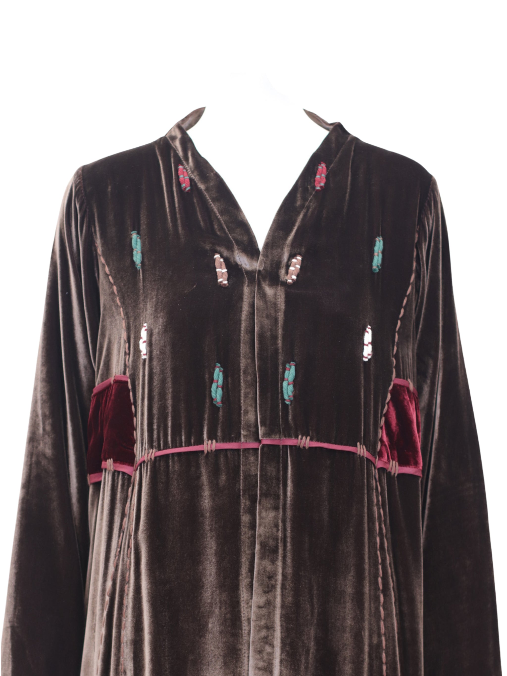 Velvet abaya