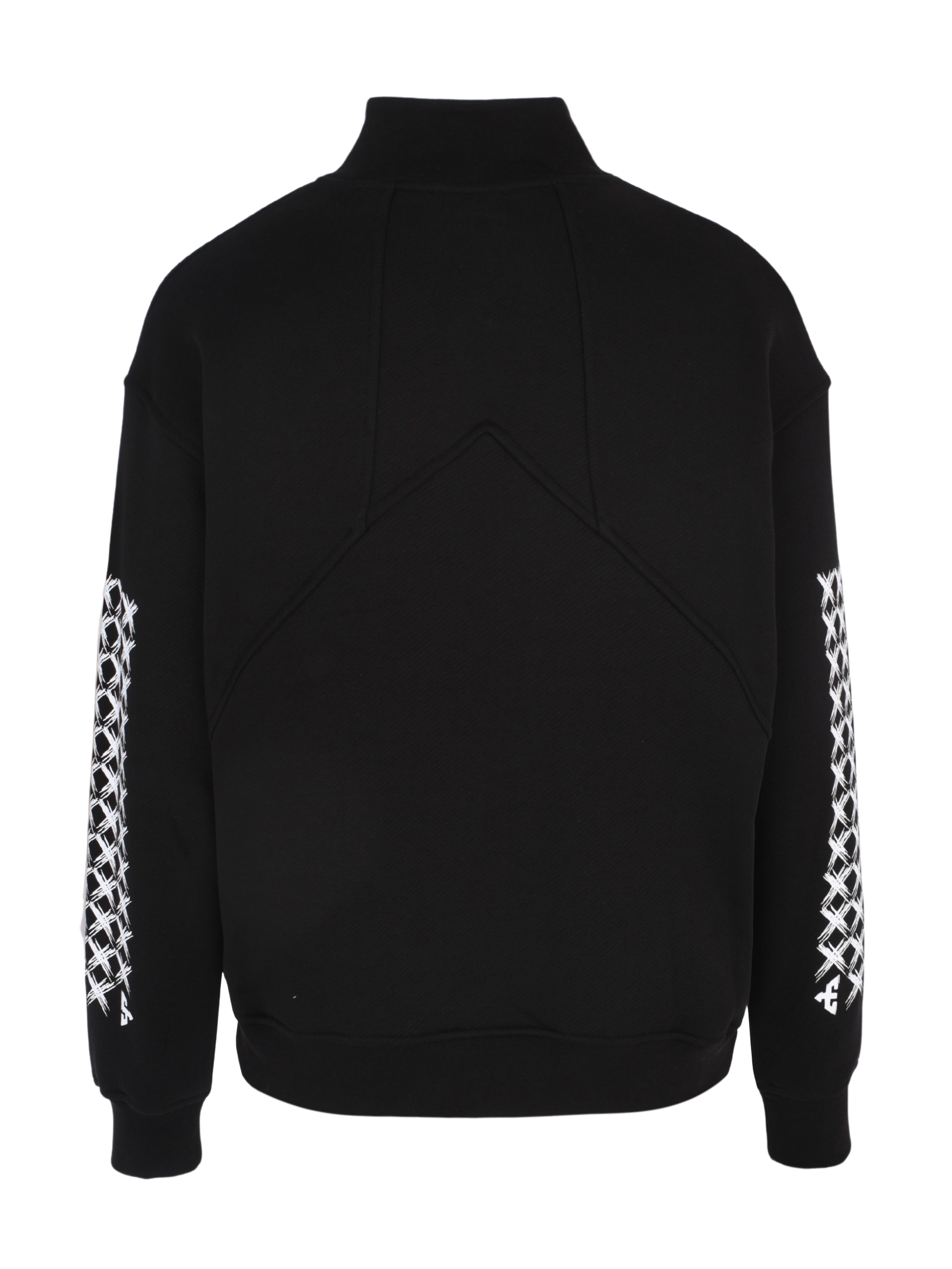 EXIT SOCIETY HALF ZIP CREWNECK
