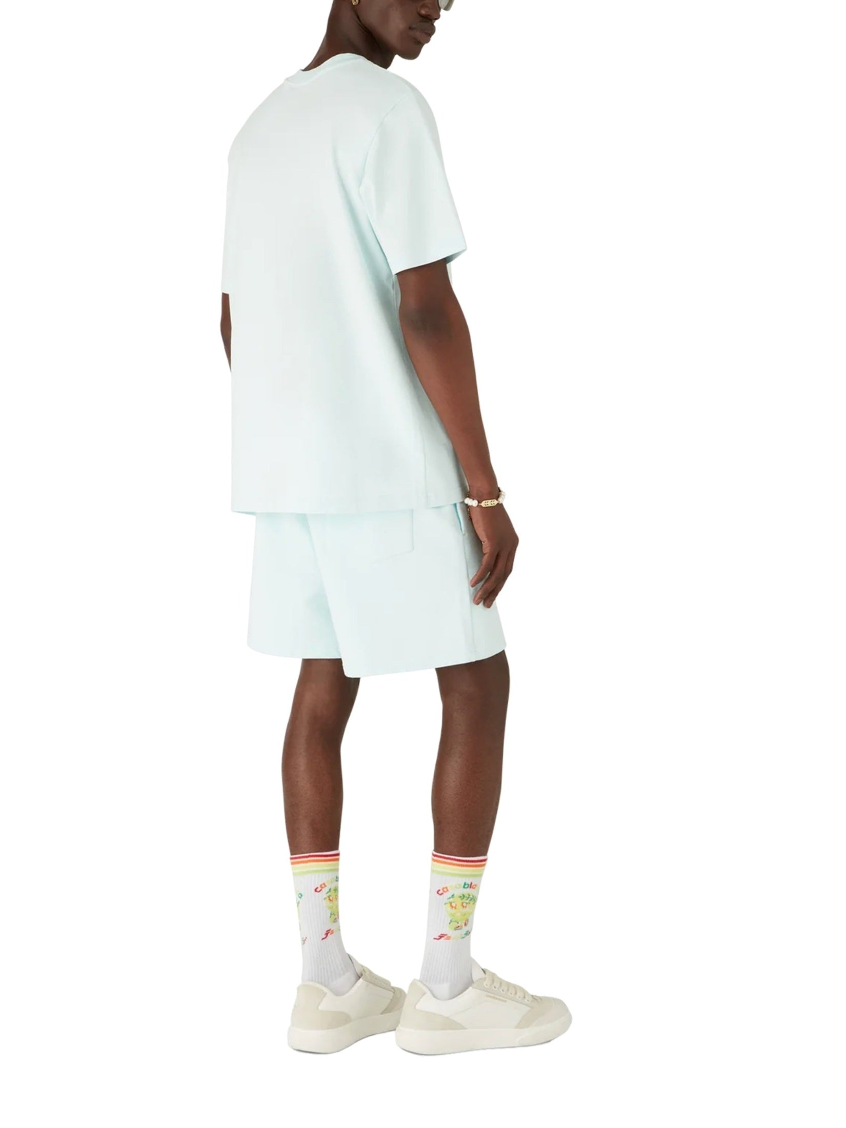 Manga tennis ball printed sweatshort