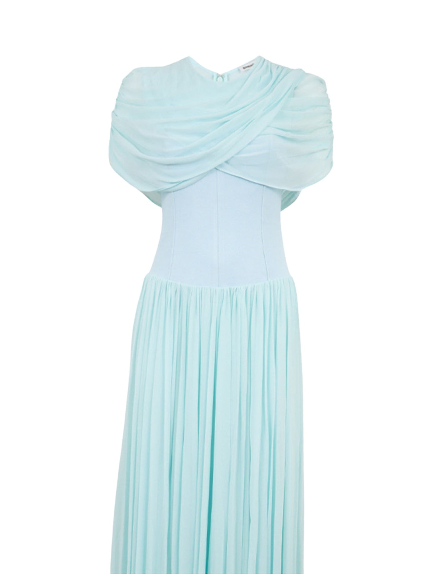 Nancie cape midi dress