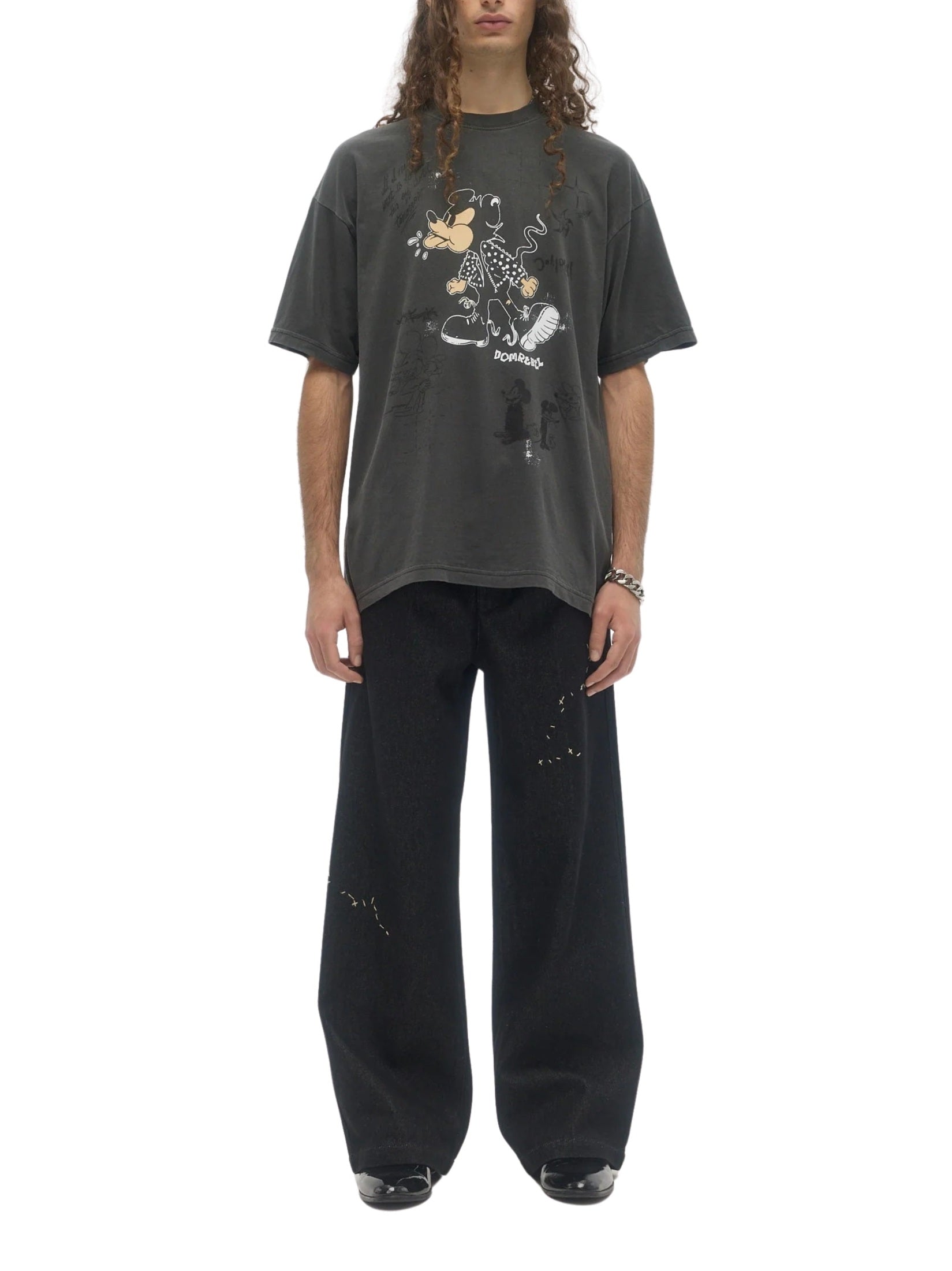 Spit t-shirt faded black